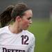 Dexter senior Olivia Vollmers runs after the ball on Tuesday, April 23. Daniel Brenner I AnnArbor.com